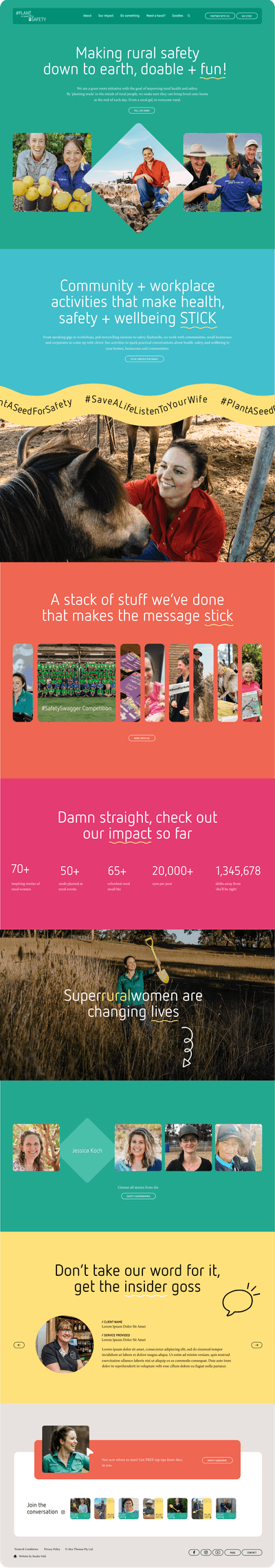 Plant A Seed Portfolio Website Screenshot